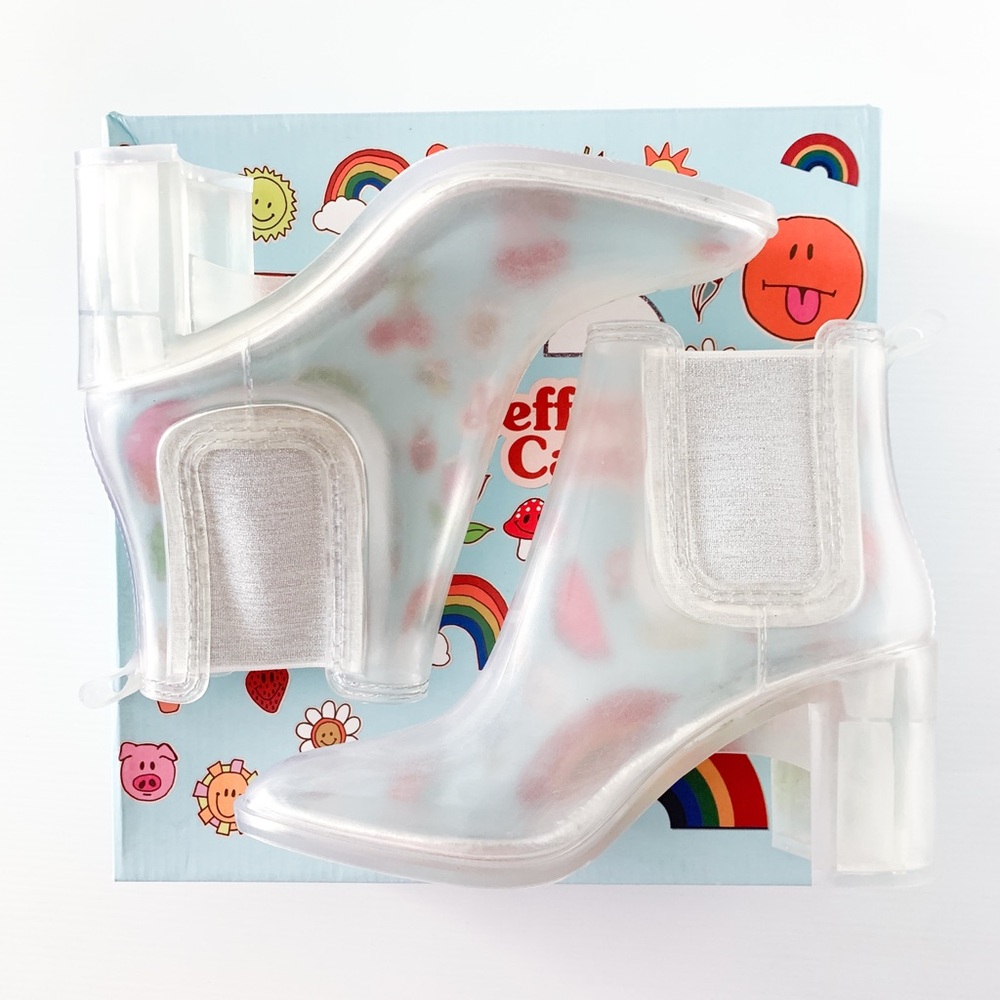 Jeffrey Campbell Hurricane Clear Vinyl Rain Boots - Picture 13 of 16